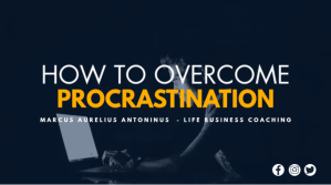 how to overcome procrastination youtube thumb YouTube-miniature template