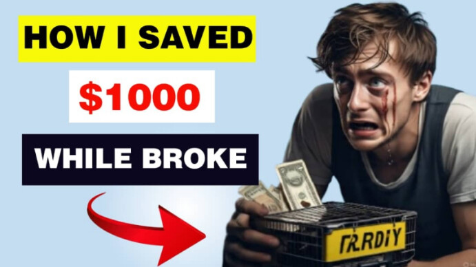 How To Save Money Youtube Thumbnail template