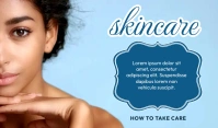 How to Take Care of Your Skin Cartellino template