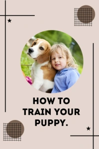 how to train a dog l train puppy pinterest Pinterest-Grafik template