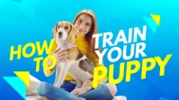 How to Train Pet YouTube Thumbnail Template