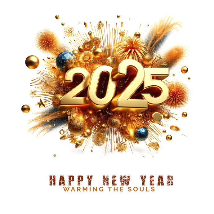 Hppy New Year Logo Logótipo template