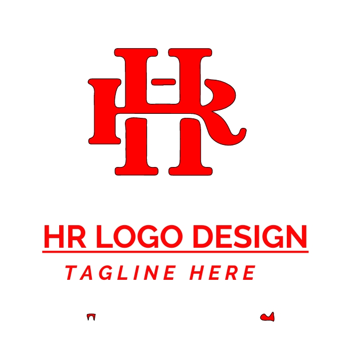 HR LOGO DESIGN Template | PosterMyWall