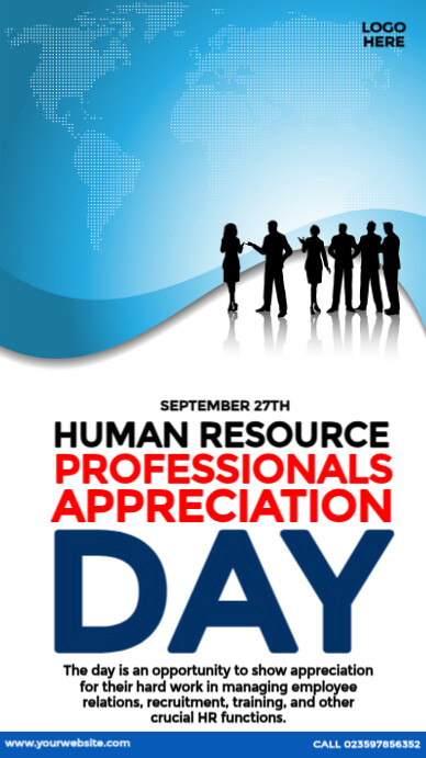 HR Professional Appreciation Day Instagram-verhaal template