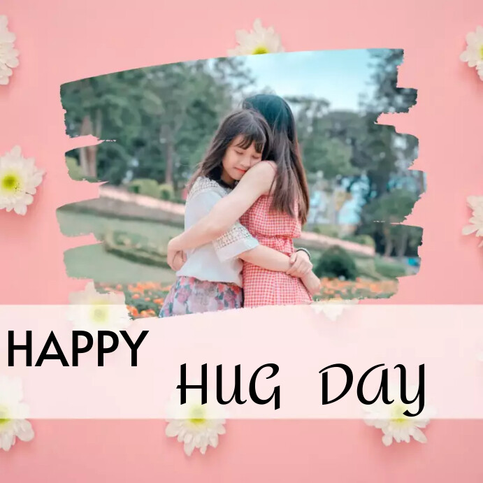 Hug day template online greeting card | PosterMyWall