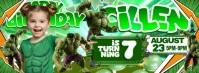 Hulk Smash Birthday Bash Facebook Cover Photo template