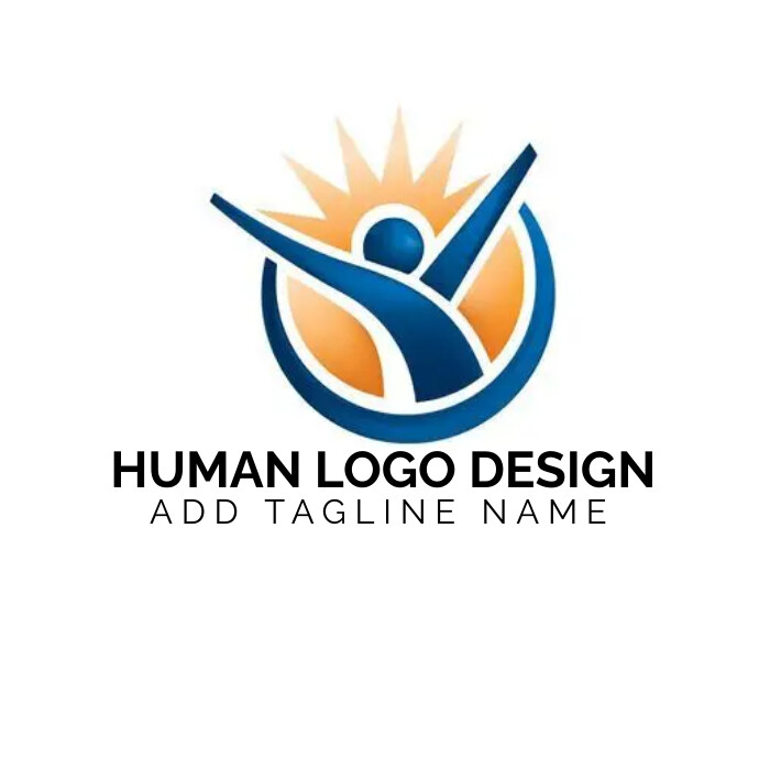 HUMAN LOGO Template | PosterMyWall