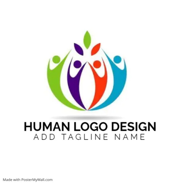 HUMAN LOGO Template | PosterMyWall