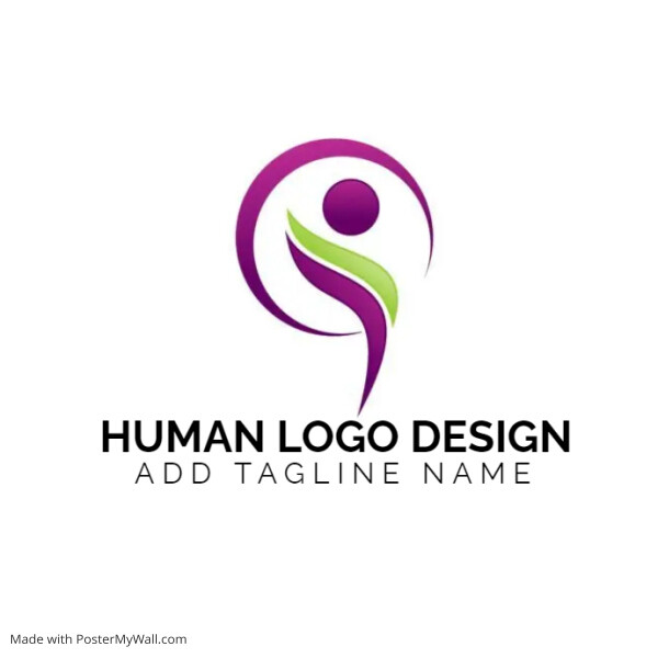 HUMAN LOGO Template | PosterMyWall