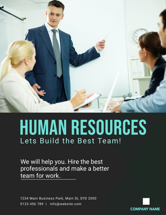 Copy of Human Resources FLYER TEMPLATE | PosterMyWall
