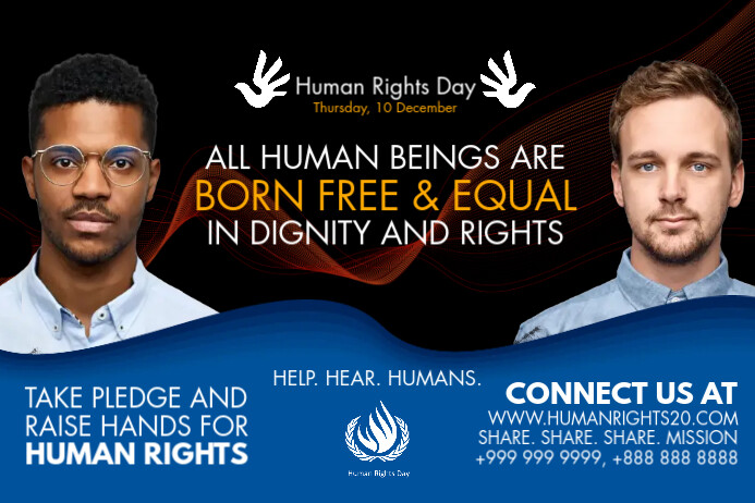 Human Rights Day 2020 Post Template | PosterMyWall