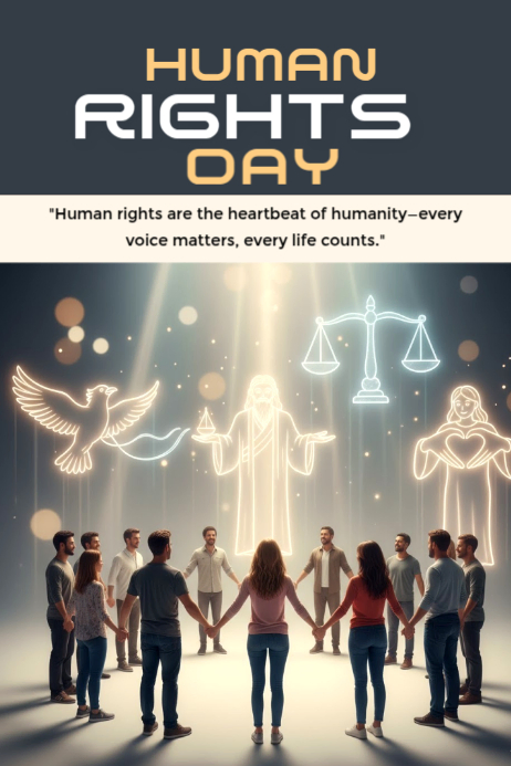 HUMAN RIGHTS DAY Template | PosterMyWall