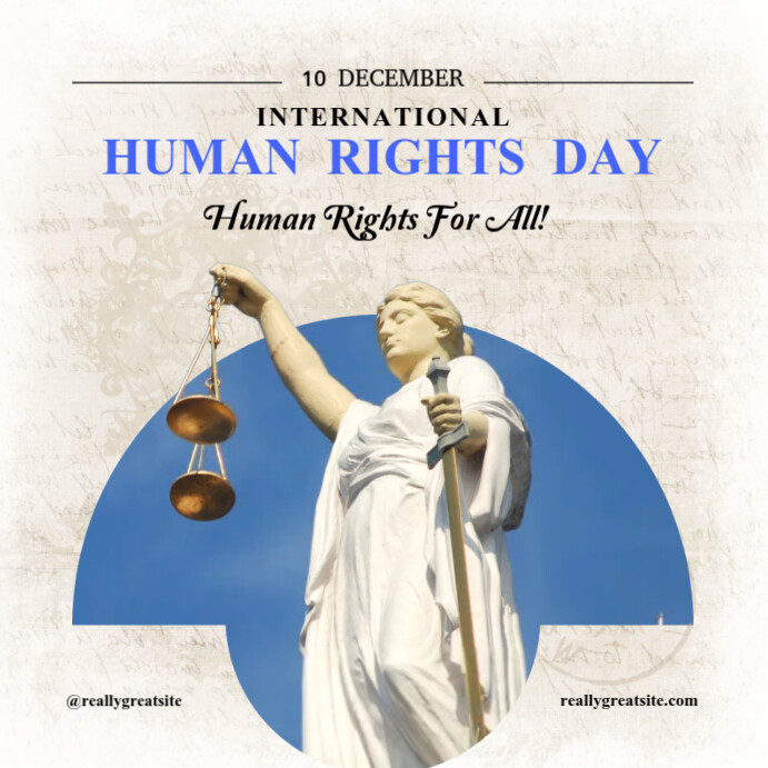 Human rights day Template | PosterMyWall