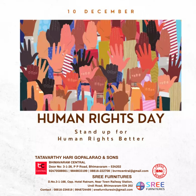 Human Rights Day Template | PosterMyWall