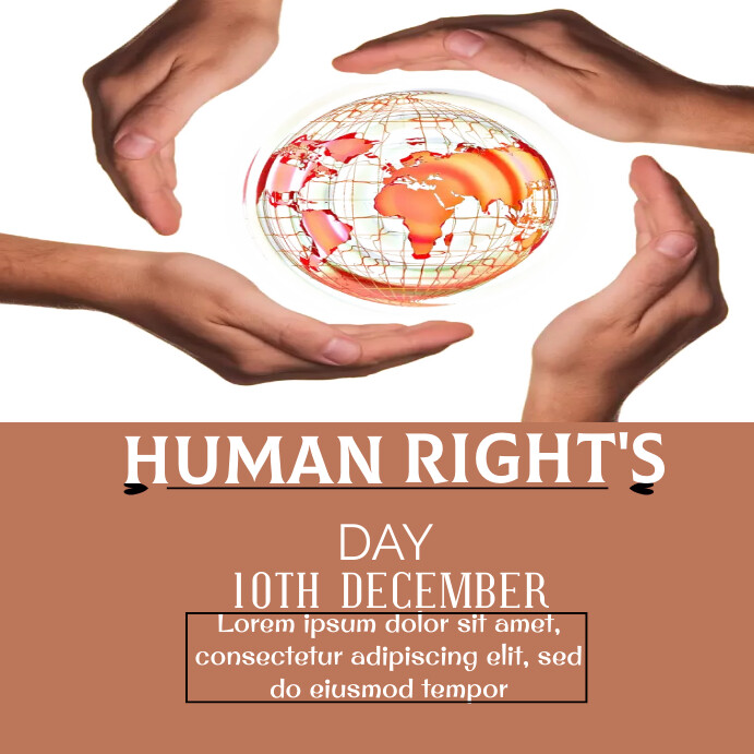human rights day Template | PosterMyWall
