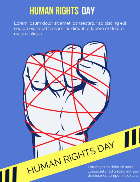 HUMAN RIGHTS DAY FLAYER TEMPLATE | PosterMyWall