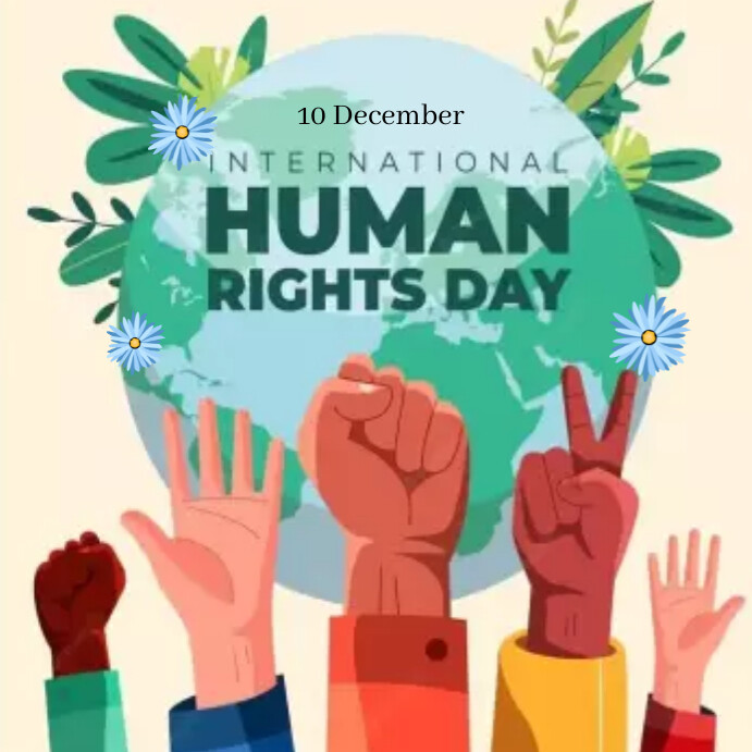 Human rights day Instagram post Template | PosterMyWall