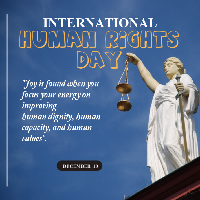 Human Rights Day Instagram Post Template | PosterMyWall