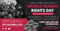 Human Rights Day Rally Facebook Shared Image template