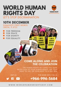 Human Rights Day Seminar Poster Template A4