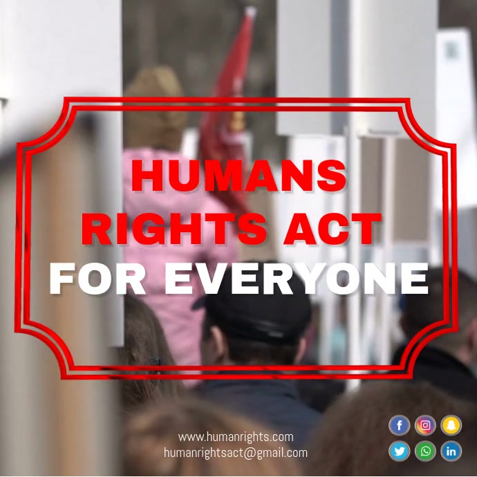 Human Rights Template | PosterMyWall