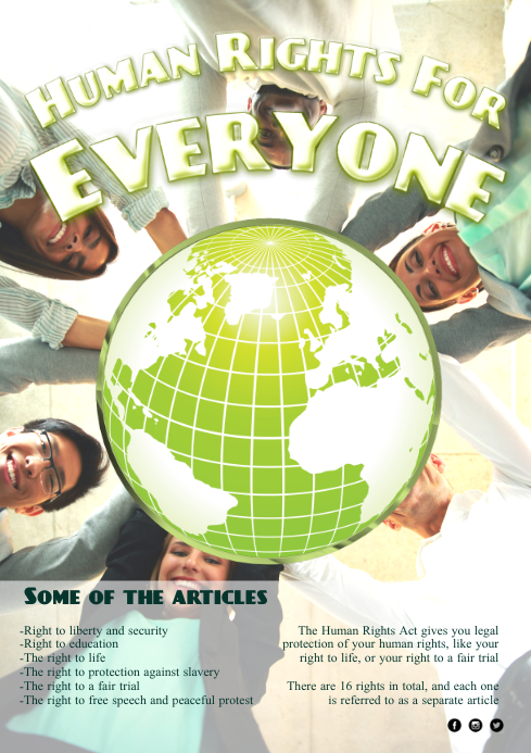 Human Rights Template | PosterMyWall