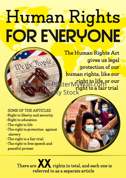Copy of human rights | PosterMyWall