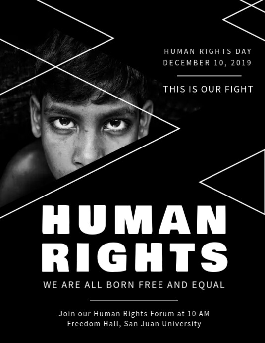 Human Rights Flyer Template | PosterMyWall
