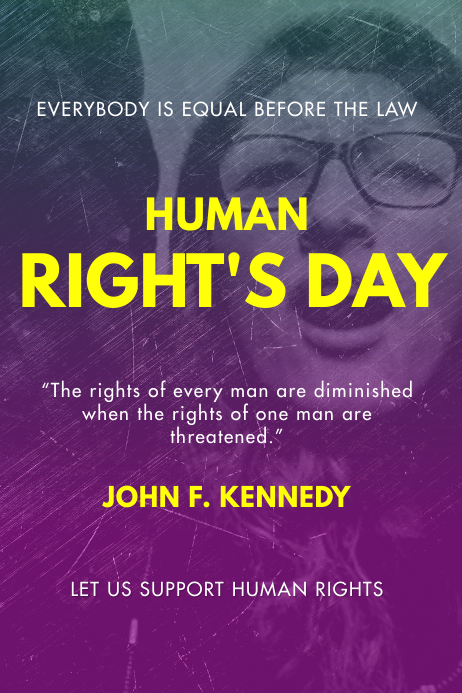 Copy of HUMAN RIGHTS FLYER | PosterMyWall