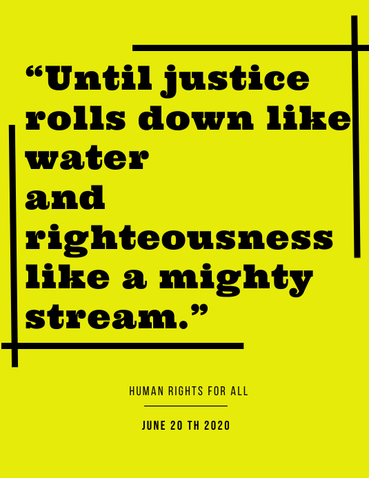 HUMAN RIGHTS FLYER Template | PosterMyWall