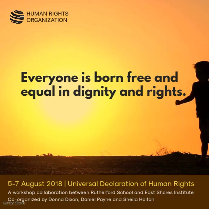 Human Rights Advertising Human Rights Organization Video Ad Template | PosterMyWall