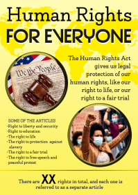 Modern Human Rights Propaganda Poster Template | PosterMyWall