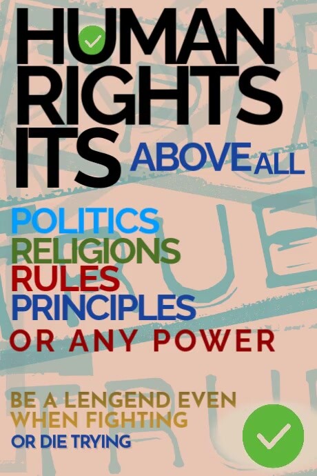 Human Rights Poster Promote Human Rights poster Templates | PosterMyWall