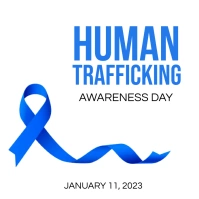 Human trafficking awareness Day Instagram Pos template