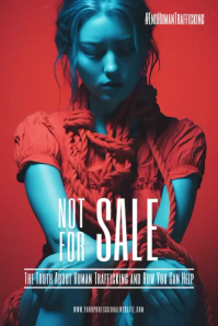 Modern Human Trafficking Awareness Campaign Poster Template
