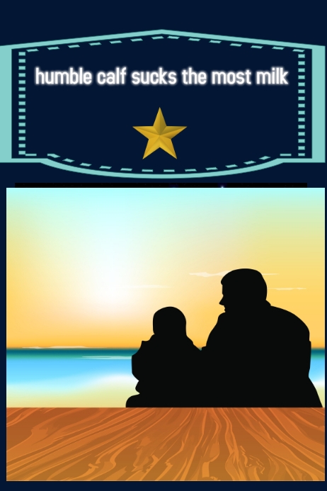 humble youself Cartaz template