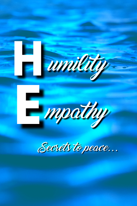Humility Empathy Template | PosterMyWall