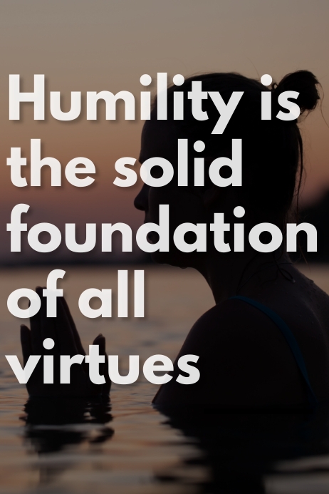 Humility is the solid foundation Template | PosterMyWall