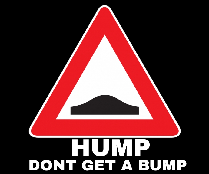 HUMP(SPEED BREAKER) SIGN BOARD TEMPLATE Mittelgroßes Rechteck