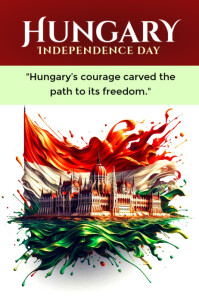 Hungary Poster template
