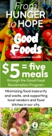 Hunger Hope Good Food Program Door Hanger Coupon template