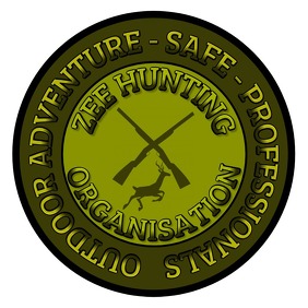 HUNTING-Round logo template