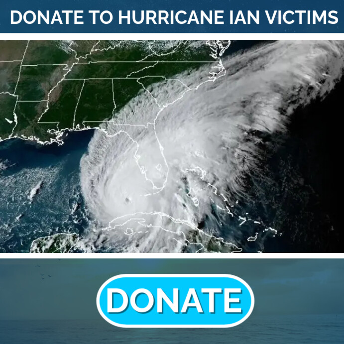 Hurricane Donation Sheet Template PosterMyWall