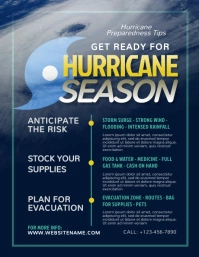 Hurricane Preparedness Flyer template