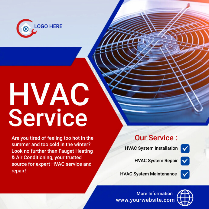 HVAC Template PosterMyWall