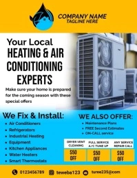 Hvac Flyers template