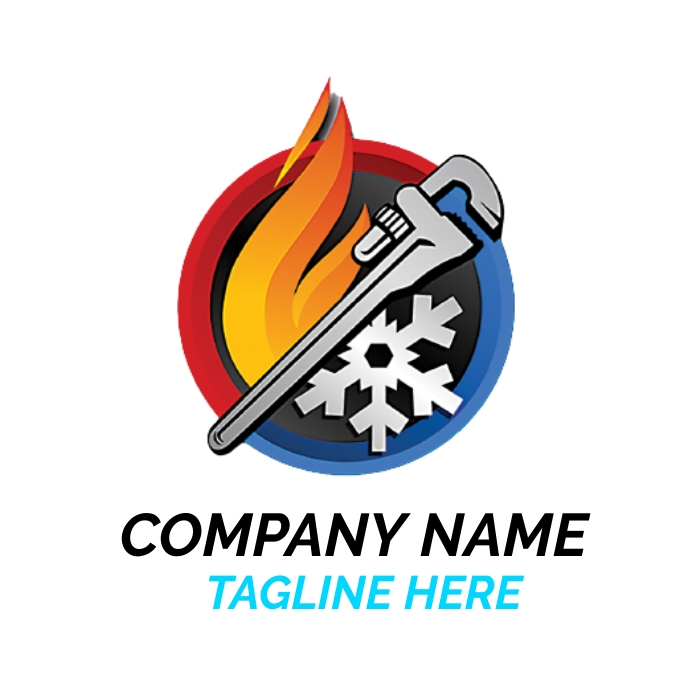 Hvac Logo Design Template