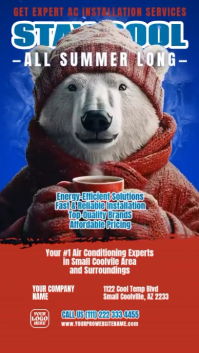 Modern AC Repair & HVAC Service Instagram Story Template