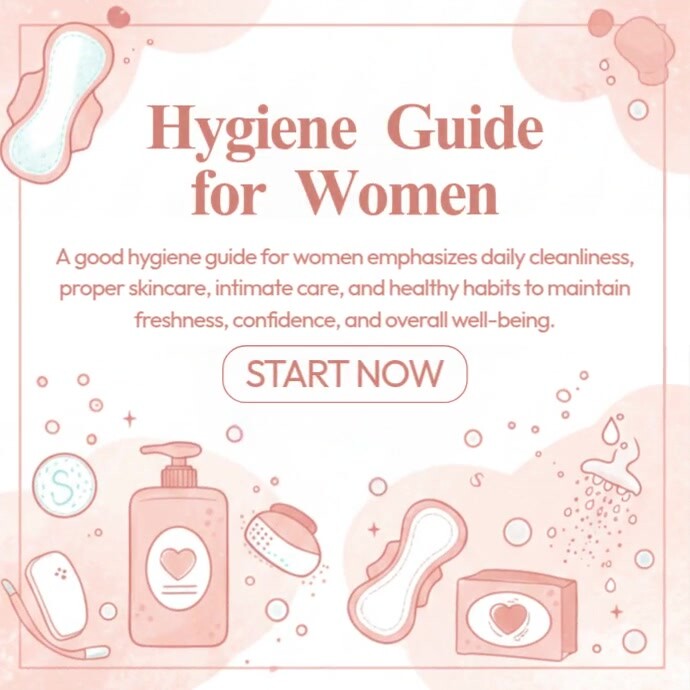 Hygiene Guide Instagram Post template