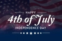 Happy 4th of july Poster template